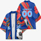 Personalized DR Congo Football Leopard GOAL Kimono Congolese Football Champion - Dynamic Halftone Soccer Style