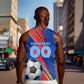 Personalized DR Congo Football Leopard GOAL Men Tank Top Congolese Football Champion - Dynamic Halftone Soccer Style