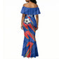 Personalized DR Congo Football Leopard GOAL Mermaid Dress Congolese Football Champion - Dynamic Halftone Soccer Style