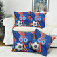 Personalized DR Congo Football Leopard GOAL Pillow Cover Congolese Football Champion - Dynamic Halftone Soccer Style