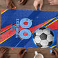 Personalized DR Congo Football Leopard GOAL Puzzle Congolese Football Champion - Dynamic Halftone Soccer Style
