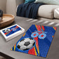 Personalized DR Congo Football Leopard GOAL Puzzle Congolese Football Champion - Dynamic Halftone Soccer Style