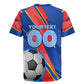 Personalized DR Congo Football Leopard GOAL Rugby Jersey Congolese Football Champion - Dynamic Halftone Soccer Style
