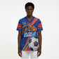 Personalized DR Congo Football Leopard GOAL Scrub Top Congolese Football Champion - Dynamic Halftone Soccer Style