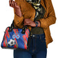 Personalized DR Congo Football Leopard GOAL Shoulder Handbag Congolese Football Champion - Dynamic Halftone Soccer Style