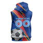 Personalized DR Congo Football Leopard GOAL Sleeveless Hoodie Congolese Football Champion - Dynamic Halftone Soccer Style