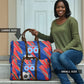 Personalized DR Congo Football Leopard GOAL Travel Bag Congolese Football Champion - Dynamic Halftone Soccer Style