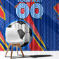 Personalized DR Congo Football Leopard GOAL Window Curtain Congolese Football Champion - Dynamic Halftone Soccer Style