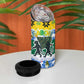 Gabon Christmas 4 in 1 Can Cooler Tumbler Black Panthers Carrying Tree and Snowflake - African Pride