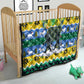 Gabon Christmas Quilt Black Panthers Carrying Tree and Snowflake - African Pride