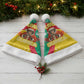 Guinea Christmas Santa Hat Santa Chimpanzee Heart Hands and Snowflake - African Pride