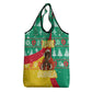 Guinea Christmas Grocery Bag Santa Chimpanzee Heart Hands and Snowflake - African Pride
