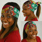 Guinea Christmas Neck Gaiter Santa Chimpanzee Heart Hands and Snowflake - African Pride