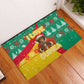Guinea Christmas Rubber Doormat Santa Chimpanzee Heart Hands and Snowflake - African Pride