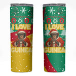 Guinea Christmas Skinny Tumbler Santa Chimpanzee Heart Hands and Snowflake - African Pride