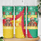 Guinea Christmas Skinny Tumbler Santa Chimpanzee Heart Hands and Snowflake - African Pride