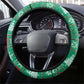 Guinea Christmas Steering Wheel Cover Santa Chimpanzee Heart Hands and Snowflake - African Pride