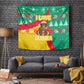Guinea Christmas Tapestry Santa Chimpanzee Heart Hands and Snowflake - African Pride