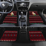 Guinea Christmas Car Mats Festive Dove String Lights and Red Black Holiday - African Pride