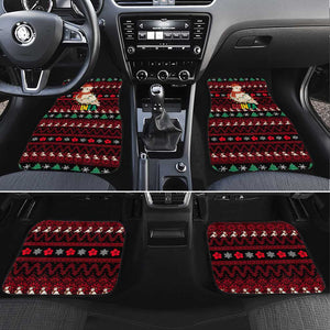 Guinea Christmas Car Mats Festive Dove String Lights and Red Black Holiday - African Pride
