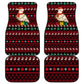 Guinea Christmas Car Mats Festive Dove String Lights and Red Black Holiday - African Pride