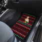 Guinea Christmas Car Mats Festive Dove String Lights and Red Black Holiday - African Pride