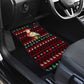 Guinea Christmas Car Mats Festive Dove String Lights and Red Black Holiday - African Pride