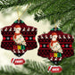 Guinea Christmas Ceramic Ornament Festive Dove String Lights and Red Black Holiday - African Pride