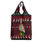 Guinea Christmas Grocery Bag Festive Dove String Lights and Red Black Holiday - African Pride