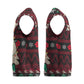 Guinea Christmas Knitted V-Neck Vest Festive Dove String Lights and Red Black Holiday - African Pride