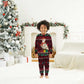 Guinea Christmas Pajama Set Festive Dove String Lights and Red Black Holiday - African Pride