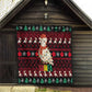 Guinea Christmas Quilt Festive Dove String Lights and Red Black Holiday - African Pride