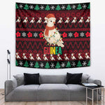 Guinea Christmas Tapestry Festive Dove String Lights and Red Black Holiday - African Pride