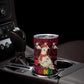 Guinea Christmas Tumbler Cup Festive Dove String Lights and Red Black Holiday - African Pride