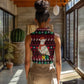 Guinea Christmas Women Sleeveless Polo Shirt Festive Dove String Lights and Red Black Holiday - African Pride