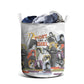 Black History Fight Like A Girl Laundry Basket African Feminist Icons and Bold Retro Art Style - African Pride