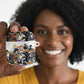 Black History Fight Like A Girl AirPods Case African Feminist Icons and Bold Retro Art Style - African Pride