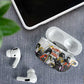 Black History Fight Like A Girl AirPods Case African Feminist Icons and Bold Retro Art Style - African Pride