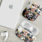 Black History Fight Like A Girl AirPods Case African Feminist Icons and Bold Retro Art Style - African Pride
