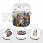 Black History Fight Like A Girl AirPods Case African Feminist Icons and Bold Retro Art Style - African Pride