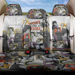Black History Fight Like A Girl Back Car Seat Cover African Feminist Icons and Bold Retro Art Style - African Pride
