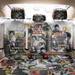 Black History Fight Like A Girl Back Car Seat Cover African Feminist Icons and Bold Retro Art Style - African Pride