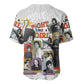 Black History Fight Like A Girl Baseball Jersey African Feminist Icons and Bold Retro Art Style - African Pride
