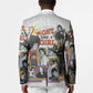 Black History Fight Like A Girl Blazer African Feminist Icons and Bold Retro Art Style - African Pride