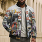 Black History Fight Like A Girl Bomber Puffer Jacket African Feminist Icons and Bold Retro Art Style - African Pride