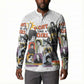 Black History Fight Like A Girl Button Sweatshirt African Feminist Icons and Bold Retro Art Style