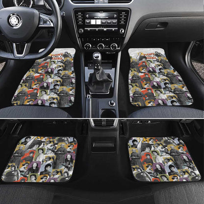 Black History Fight Like A Girl Car Mats African Feminist Icons and Bold Retro Art Style - African Pride
