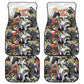 Black History Fight Like A Girl Car Mats African Feminist Icons and Bold Retro Art Style - African Pride