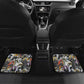 Black History Fight Like A Girl Car Mats African Feminist Icons and Bold Retro Art Style - African Pride