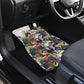 Black History Fight Like A Girl Car Mats African Feminist Icons and Bold Retro Art Style - African Pride